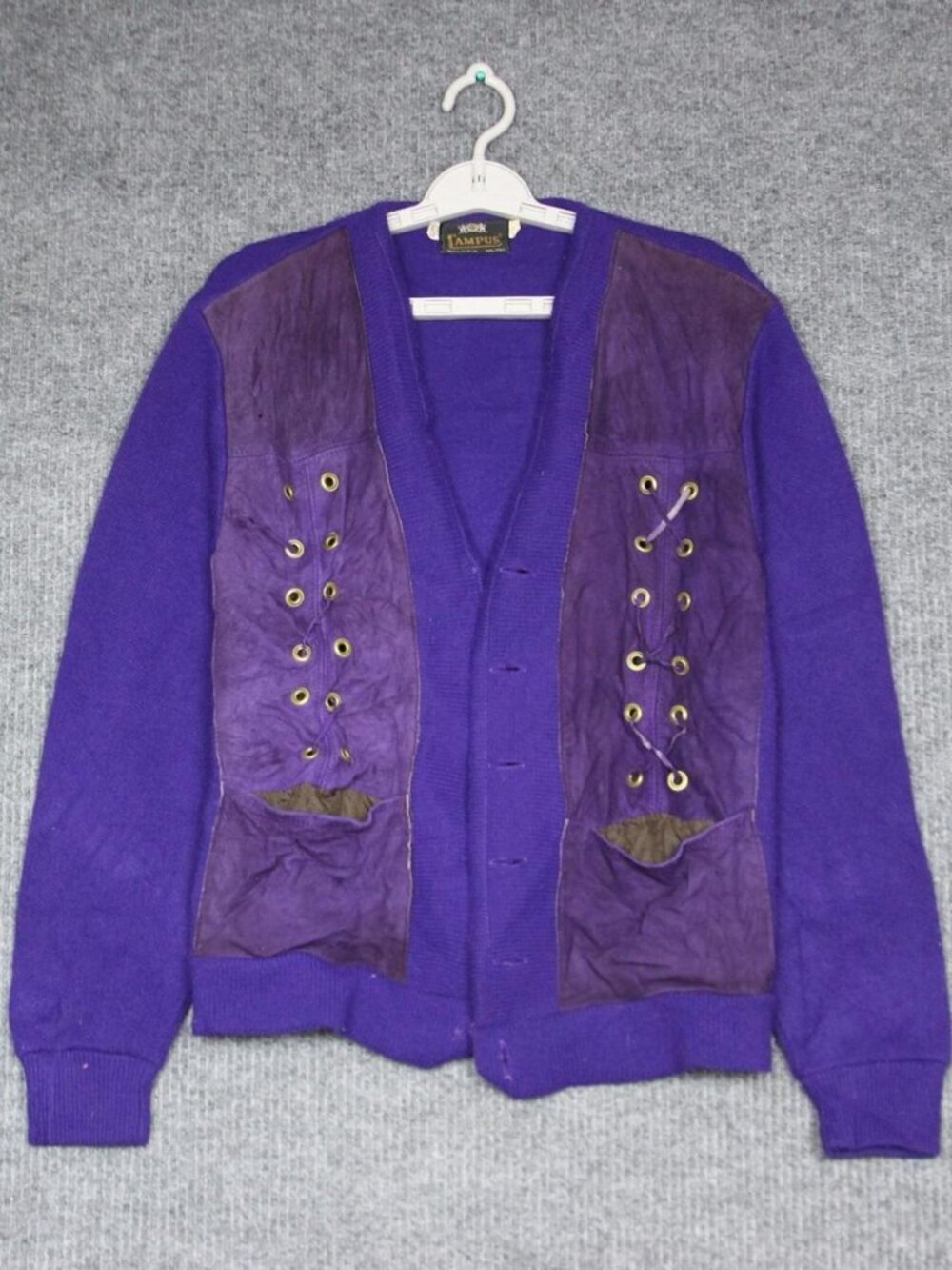 Campus Women's Purple and Brown Cardigan